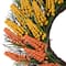 22" Yellow, Orange & Pink Heather Wreath by Ashland®